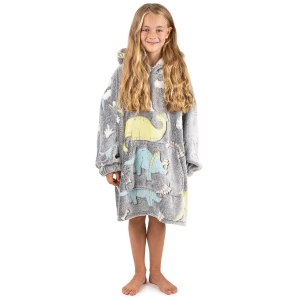 4Home Bluza z barankiem mikroplusz świecąca Dino, uni S - dziecięca