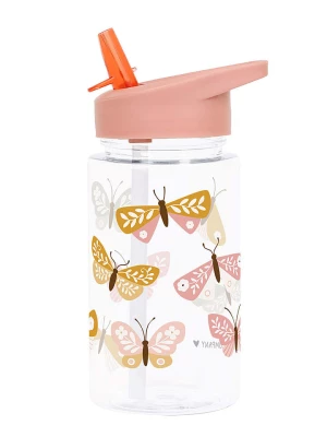 a little lovely company Bidon "Butterflies" w kolorze jasnoróżowym - 450 ml rozmiar: onesize