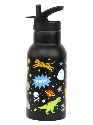 a little lovely company Bidon "Galaxy" w kolorze czarnym - 350 ml rozmiar: onesize