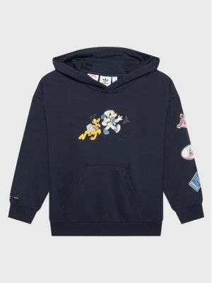 adidas Bluza Disney Mickey And Friends HK9783 Granatowy Relaxed Fit