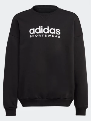 adidas Bluza Fleece IB3232 Czarny Loose Fit