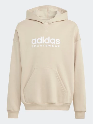 adidas Bluza Fleece IB3233 Beżowy Loose Fit