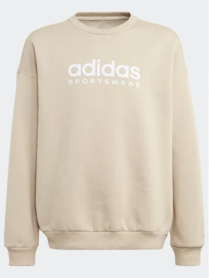 adidas Bluza Fleece IL4926 Beżowy Loose Fit