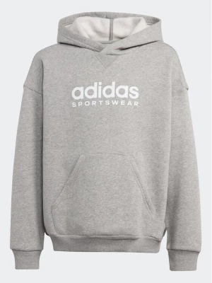 adidas Bluza Fleece IL4933 Szary Loose Fit