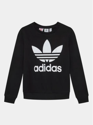 adidas Bluza Trefoil ED7797 Czarny Regular Fit