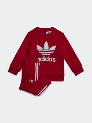 adidas Dres Crew Sweatshirt Set IB8665 Czerwony Regular Fit