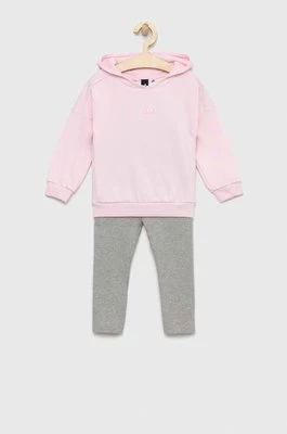adidas komplet dziecięcy IN G HOOD FL kolor różowy Adidas