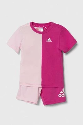 adidas komplet dziecięcy kolor różowy Adidas
