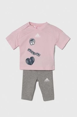 adidas komplet niemowlęcy kolor różowy Adidas