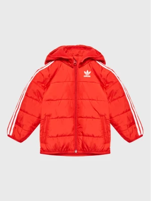 adidas Kurtka puchowa adicolor HK7452 Czerwony Regular Fit