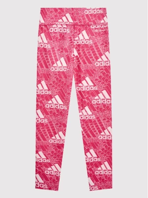 adidas Legginsy Designed To Move Brand Love Song HM4466 Różowy Extra Slim Fit