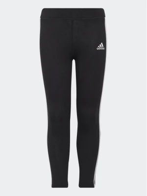 adidas Legginsy Essentials 3-Stripes Leggings H65800 Czarny Fitted Fit