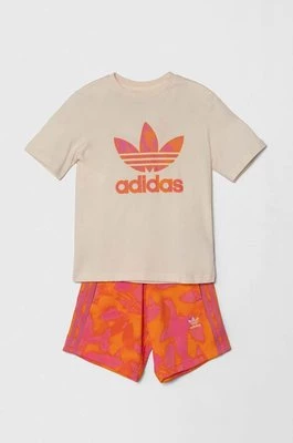 adidas Originals komplet dziecięcy kolor różowy