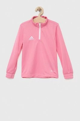 adidas Performance bluza dziecięca ENT22 TR TOPY kolor różowy gładka