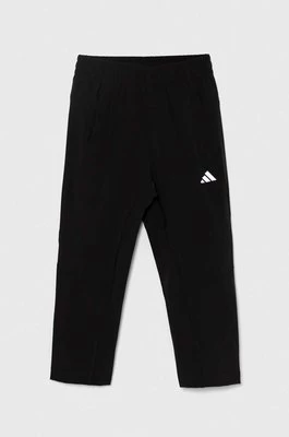 adidas spodnie dresowe dziecięce kolor czarny gładkie Adidas