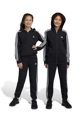 adidas spodnie dresowe dziecięce kolor czarny z aplikacją Adidas