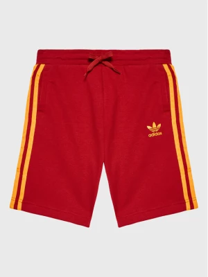 adidas Szorty sportowe adicolor HL9414 Czerwony Regular Fit