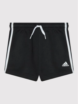 adidas Szorty sportowe Essentials 3-Stripes GN4057 Czarny Slim Fit