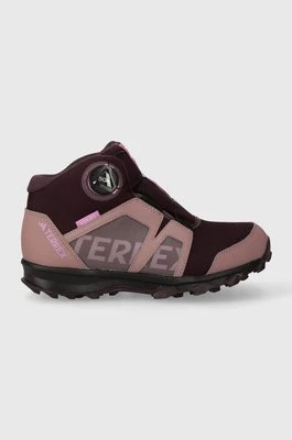 adidas TERREX buty dziecięce TERREX BOA MID R.RD kolor różowy adidas Terrex
