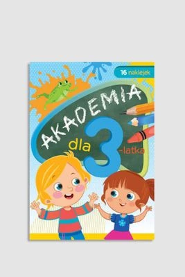 "Akademia dla 3-latka" książka z zadaniami i naklejkami SKRZAT