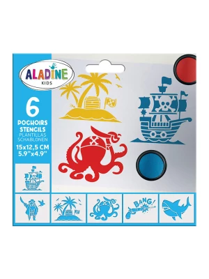 Aladine Zestaw szablonów "Pirates" - 4+ rozmiar: onesize