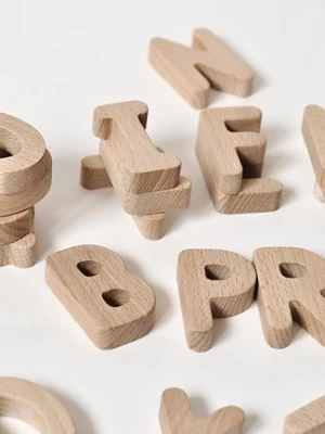Alfabet drewniany zabawka edukacyjna AKOKOKIDS