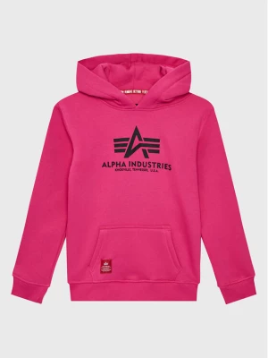 Alpha Industries Bluza Basic 196701 Różowy Regular Fit