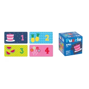 Apli Kids, Puzzle dwuczęściowe liczby Apli kids