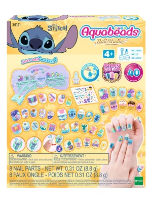 Aquabeads Zestaw kreatywny "Stitch Nailstudio" - 4+ rozmiar: onesize