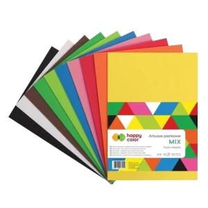 Arkusze piankowe A4 10 kolorów HAPPY COLOR Gdd