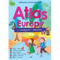 Atlas Europy z naklejkami i plakatem Foksal