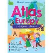 Atlas Europy z naklejkami i plakatem Wilga