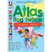 Atlas flag świata z naklejkami i plakatem Wilga