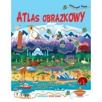 Atlas obrazkowy + wielka mapa świata Wydawnictwo Olesiejuk