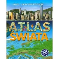 Atlas Świata. Mapy. Dane statystyczne Wydawnictwo Olesiejuk