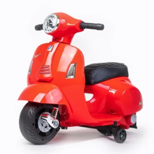 Baby Mix Baby motocykl elektryczny Vespa, czerwony