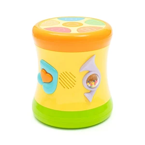 Baby Mix Dwustronny bębenek dynamiczny, żółty