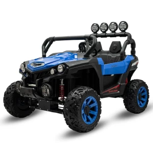 Baby Mix Elektryczny samochód dla dzieci Buggy Road 4 x 4, niebieski