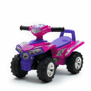 Baby Mix Odpychacz dla dzieci z dźwiękiem Quad, różowy