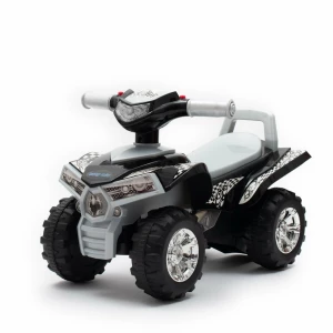 Baby Mix odpychacz dla dzieci  z dźwiękiem Quad , szary