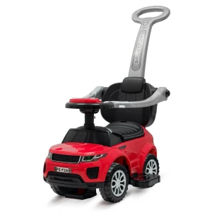 Baby Mix Odpychacz grający dla dzieci z prowadnicą SUV 3w1 Prime, czerwony