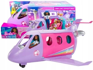 ﻿Barbie Lotnicza przygoda Samolot Lalka HCD49 BARBIE JET ZESTAW Z LALKĄ