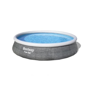 Basen naziemny Bestway z filtracją Fast Set Ratan,szer. 396 cm, wys. 84 cm