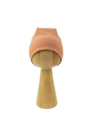 Bawelniana czapka chłopięca w kolorze pomarańczowym Nicol