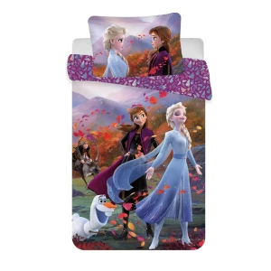 Bawełniana pościel dziecięca do łóżeczka Frozen 2 wind baby, 100 x 135 cm, 40 x 60 cm Jerry Fabrics