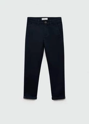 Bawełniane spodnie chinos Mango Kids