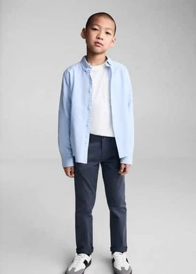 Bawełniane spodnie chinos Mango Kids