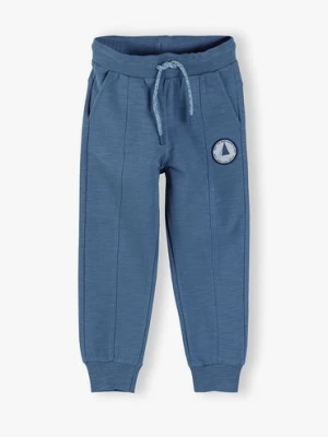 Bawełniane spodnie chłopięce - niebieskie 5.10.15.