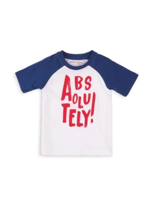 Bawełniany T-shirt niemowlęcy z napisem Minoti