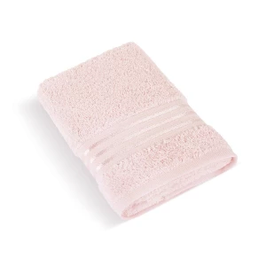 Bellatex Frotte ręcznik kolekcja Linie jasnoróżowy, 50 x 100 cm, 50 x 100 cm